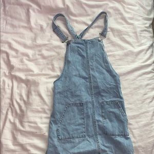 Denim overall Dress